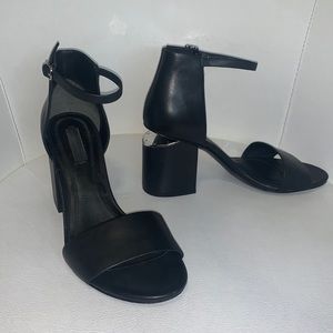 Alexander Wang - Abby Ankle-Strap Leather Sandals